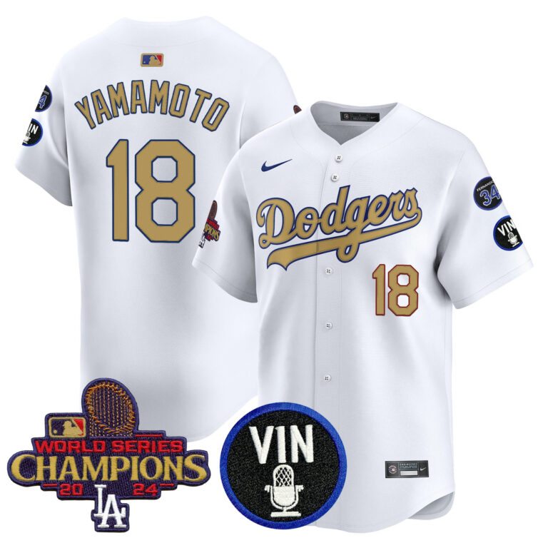 Men Los Angeles Dodgers 18 Yamamoto white Sakura Edition Nike MLB 2025 Jersey style5